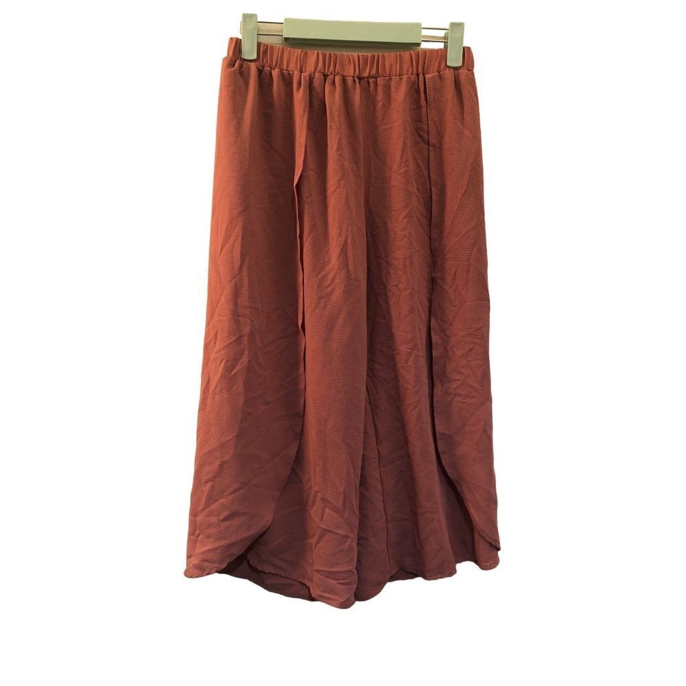 JOE B wide leg flowy pink pants size s cottagecore